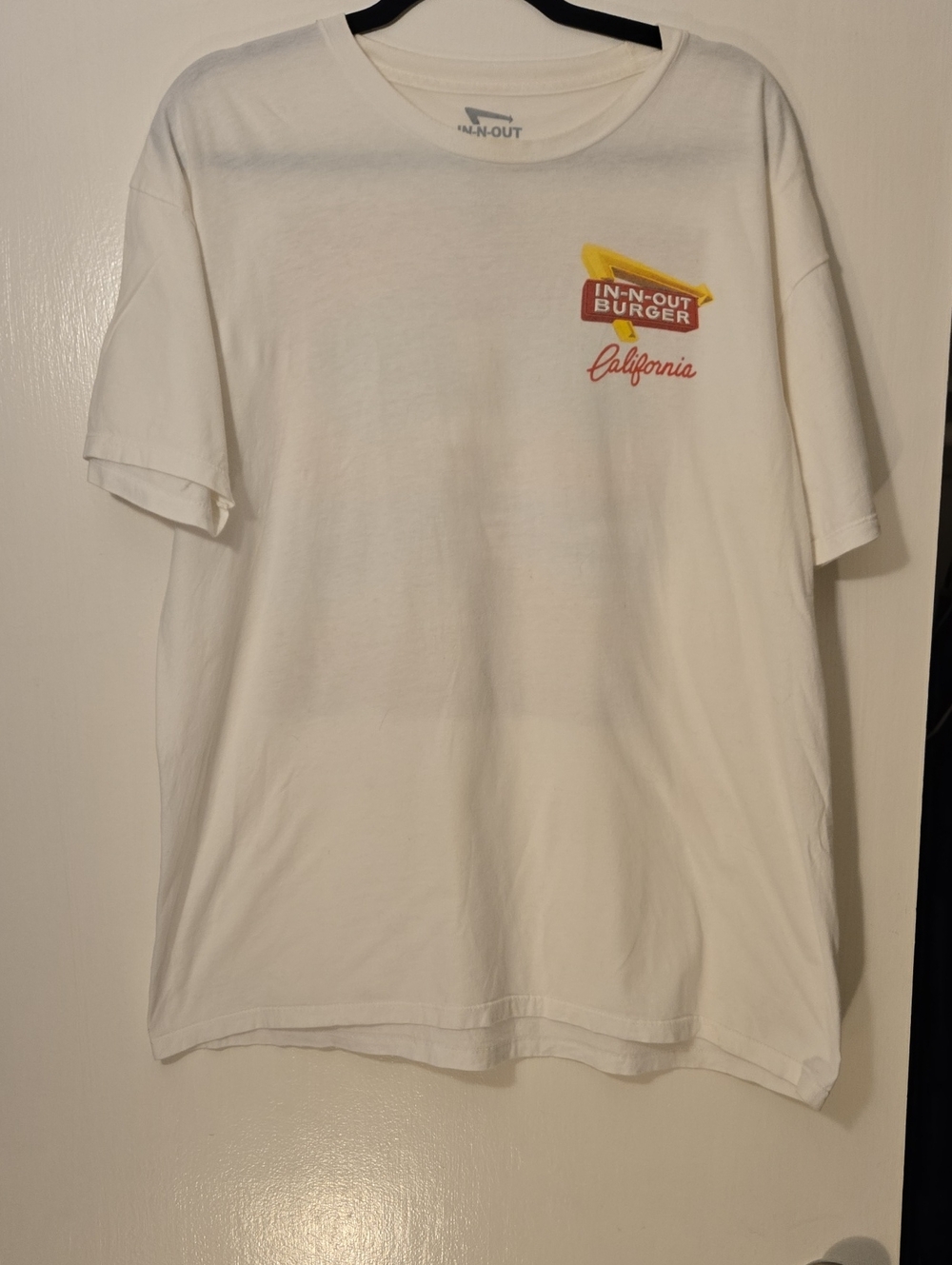 White Short Sleeve Logo Tee - California Graphic